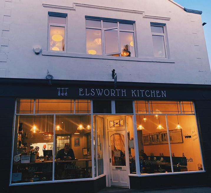 elsworth kitchen restaurant skipton at night