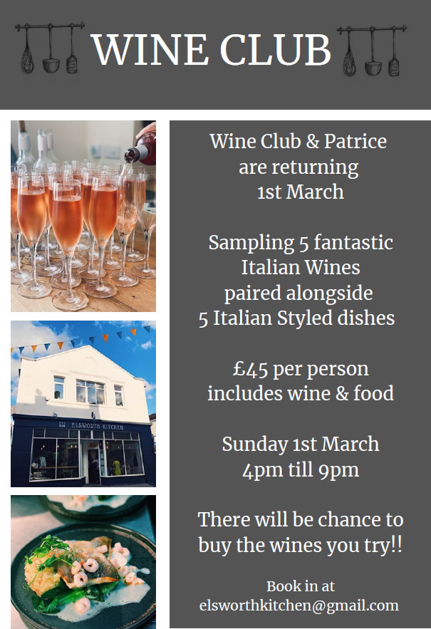 Wine Club 1st March 2020