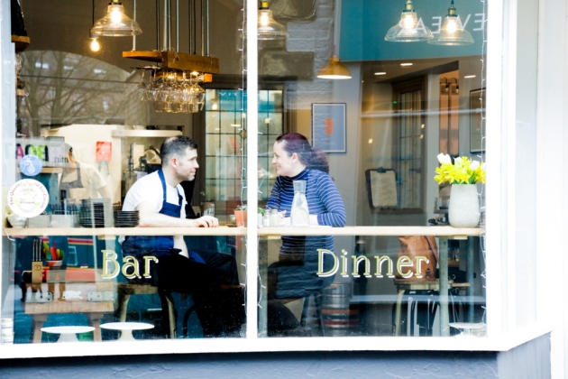 through the window at elsworth kitchen in skipton
